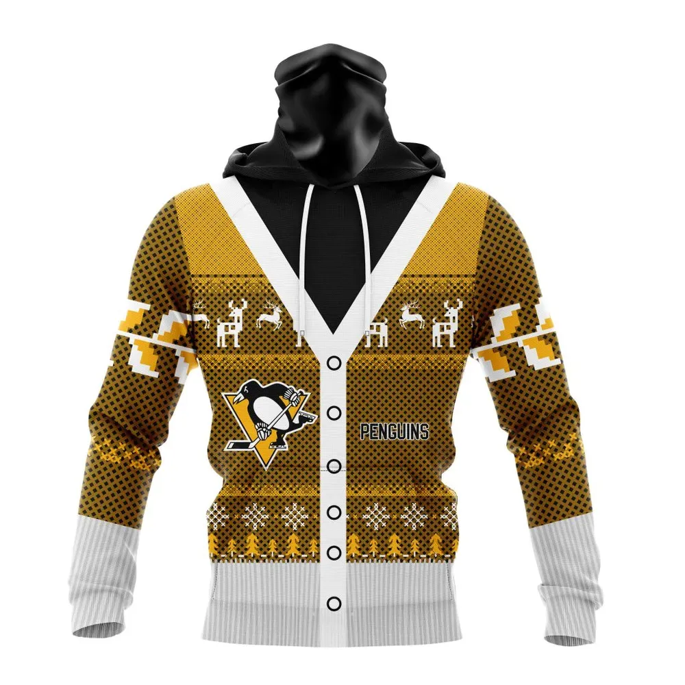 NHL Pittsburgh Penguins | Specialized Chrismas Season Mask Hoodie