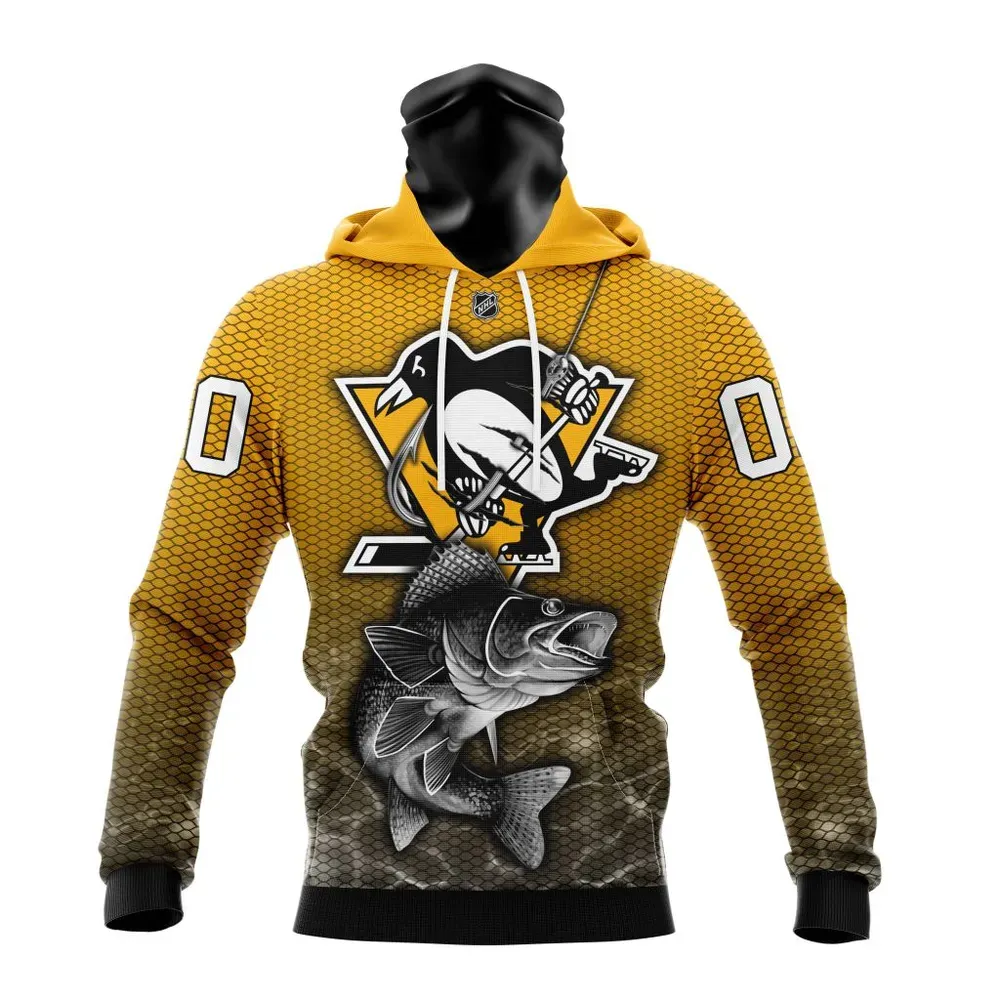 NHL Pittsburgh Penguins | Specialized Fishing Style St2201 Mask Hoodie