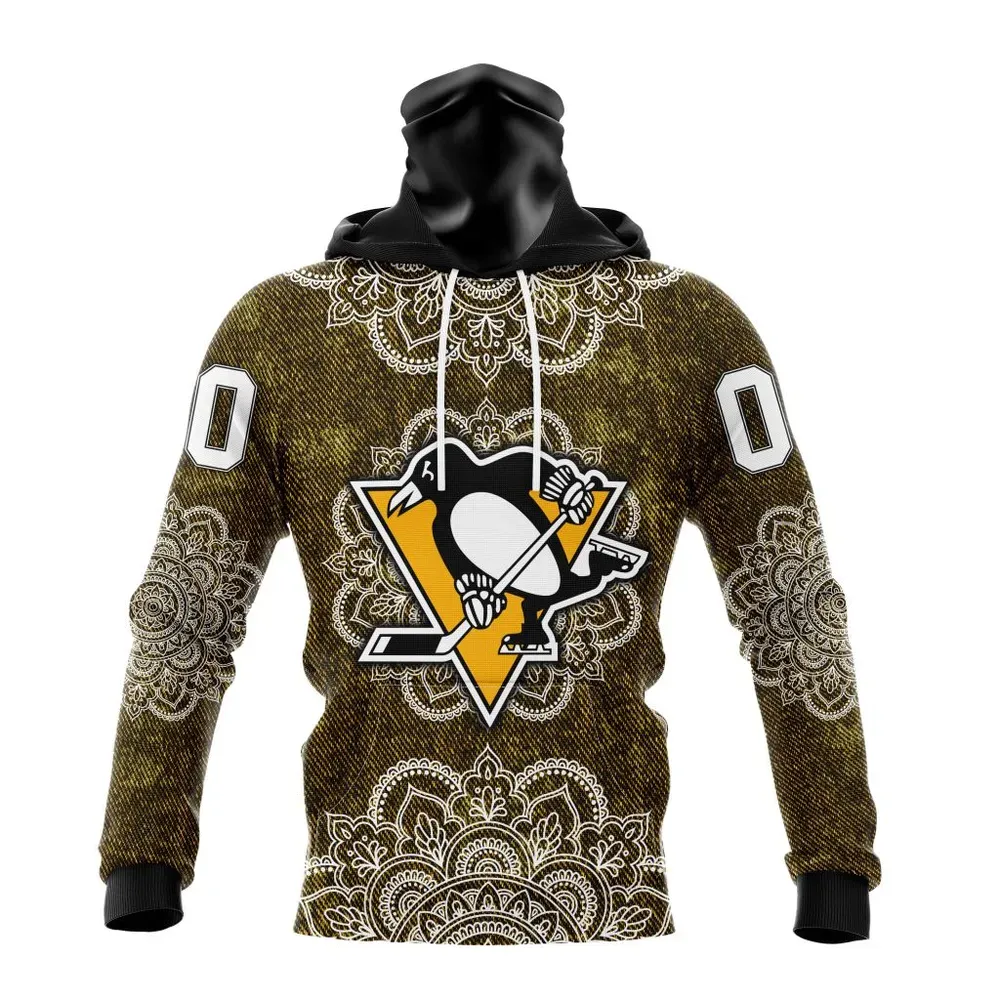 NHL Pittsburgh Penguins | Specialized Mandala Style St2201 Mask Hoodie