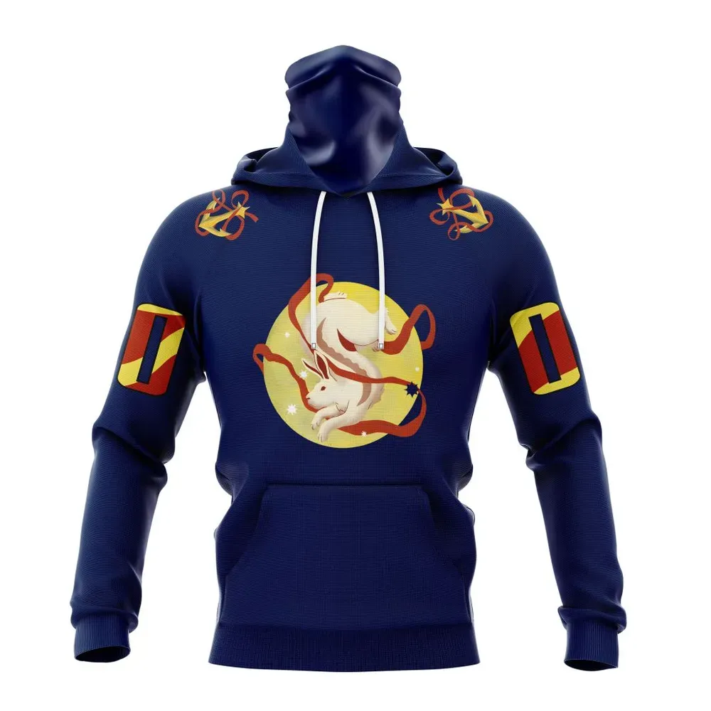 NHL Seattle Kraken Lunar New Year Design Mask Hoodie