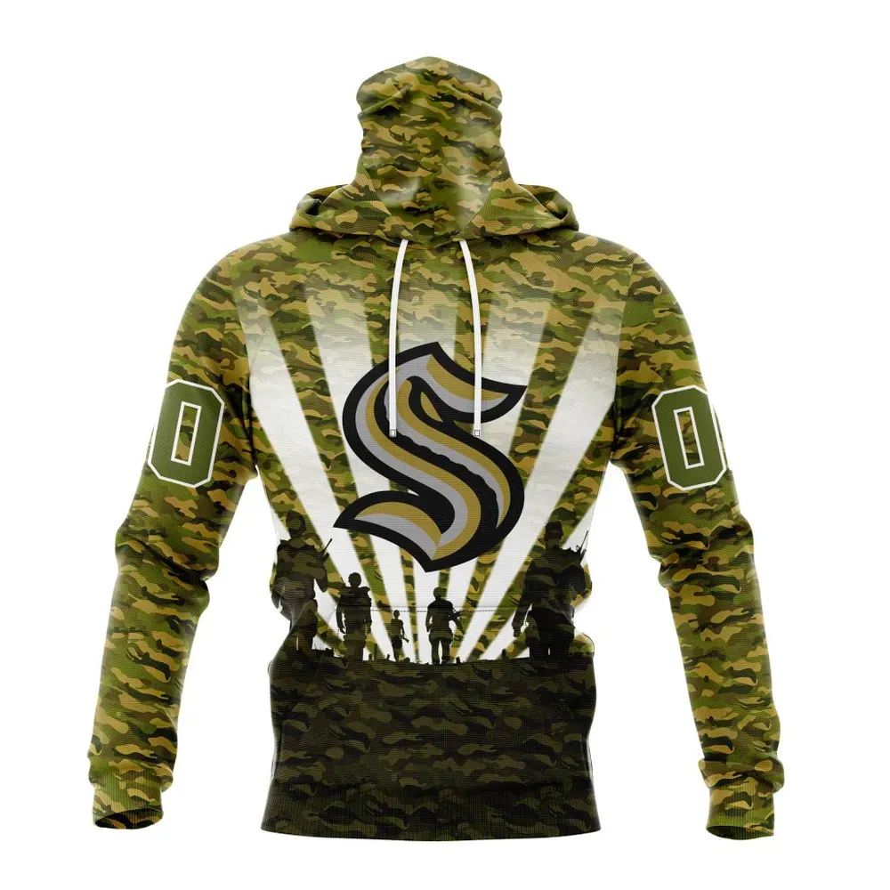 NHL Seattle Kraken Special Military Camo Kits For Veterans Day And Rememberance Day St2201 Mask Hoodie