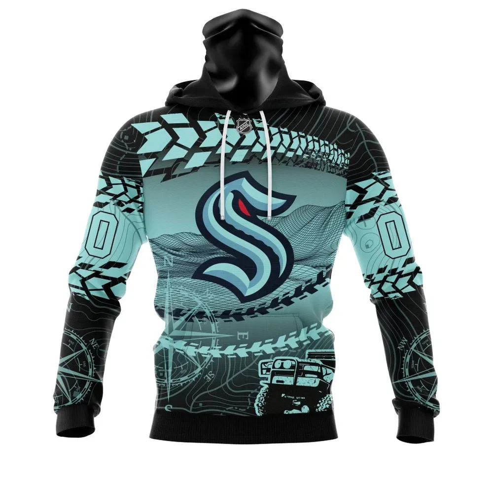 NHL Seattle Kraken | Specialized Off Road Style St2201 Mask Hoodie