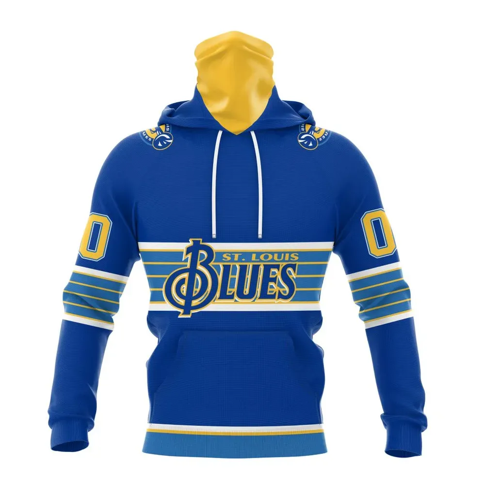 NHL St. Louis Blues Personalized Alternate Concepts Kits St2401 Mask Hoodie