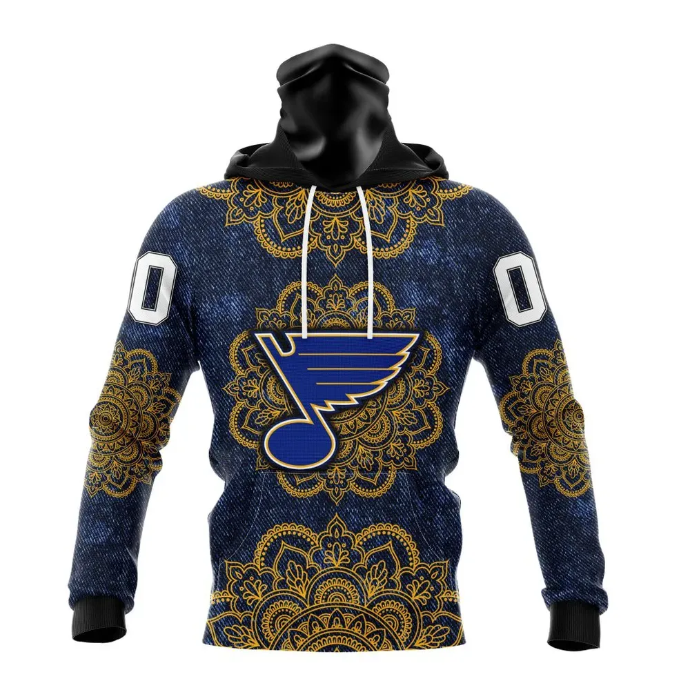 NHL St Louis Blues | Specialized Mandala Style St2201 Mask Hoodie