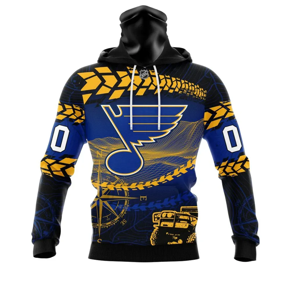 NHL St Louis Blues | Specialized Off Road Style St2201 Mask Hoodie