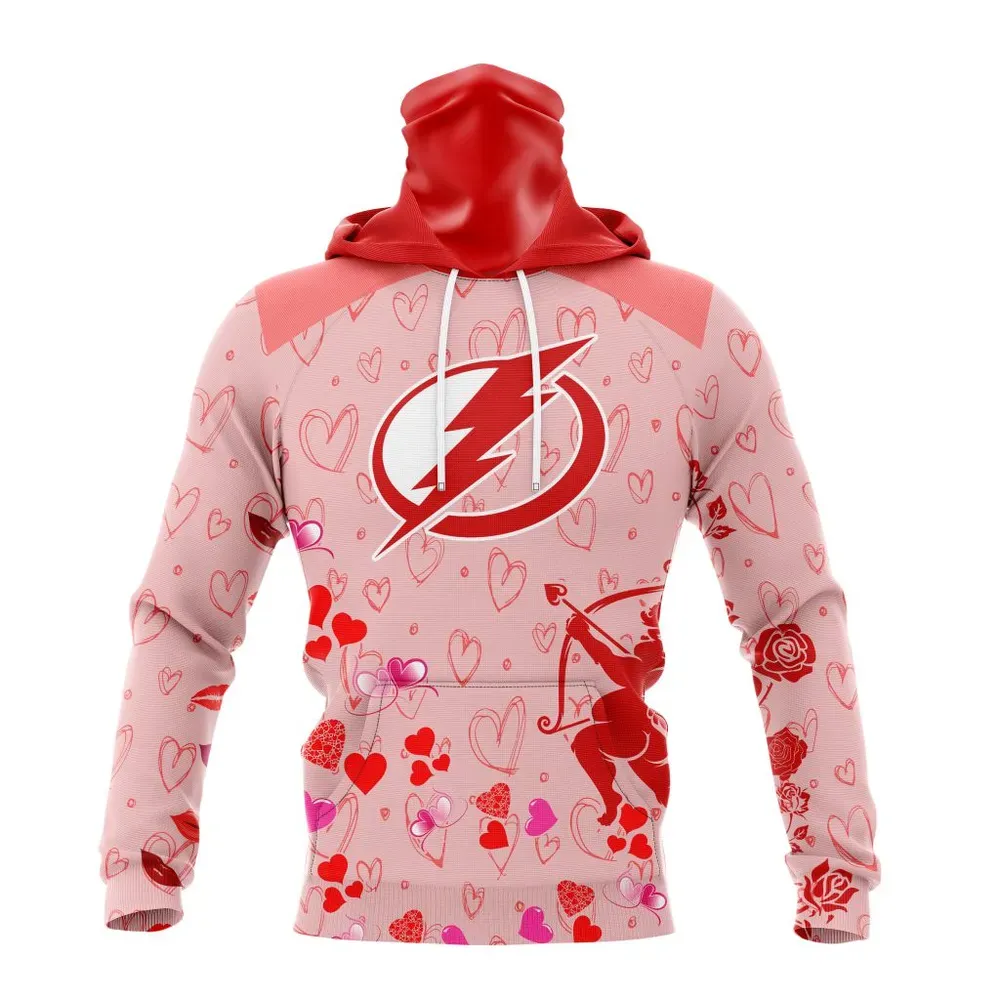 NHL Tampa Bay Lightning Special Gift For Valentines Day St2402 Mask Hoodie