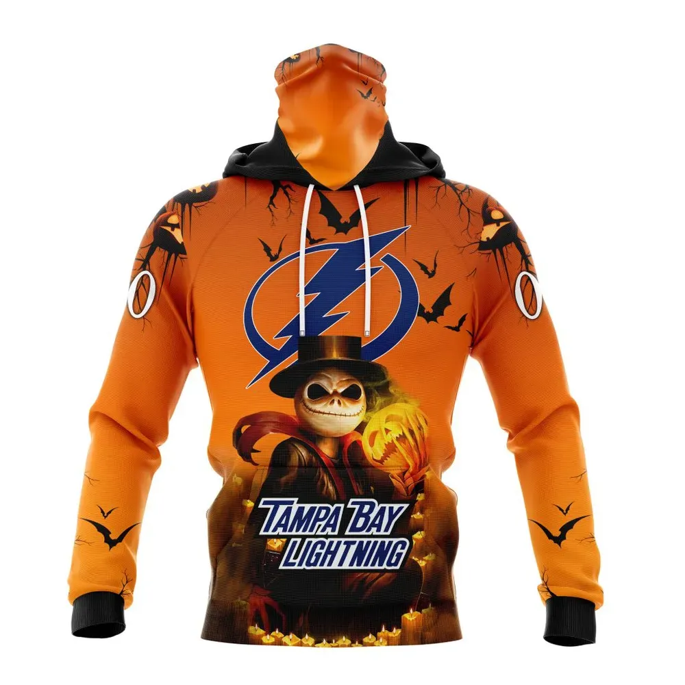 NHL Tampa Bay Lightning Special Halloween Concepts St2201 Mask Hoodie