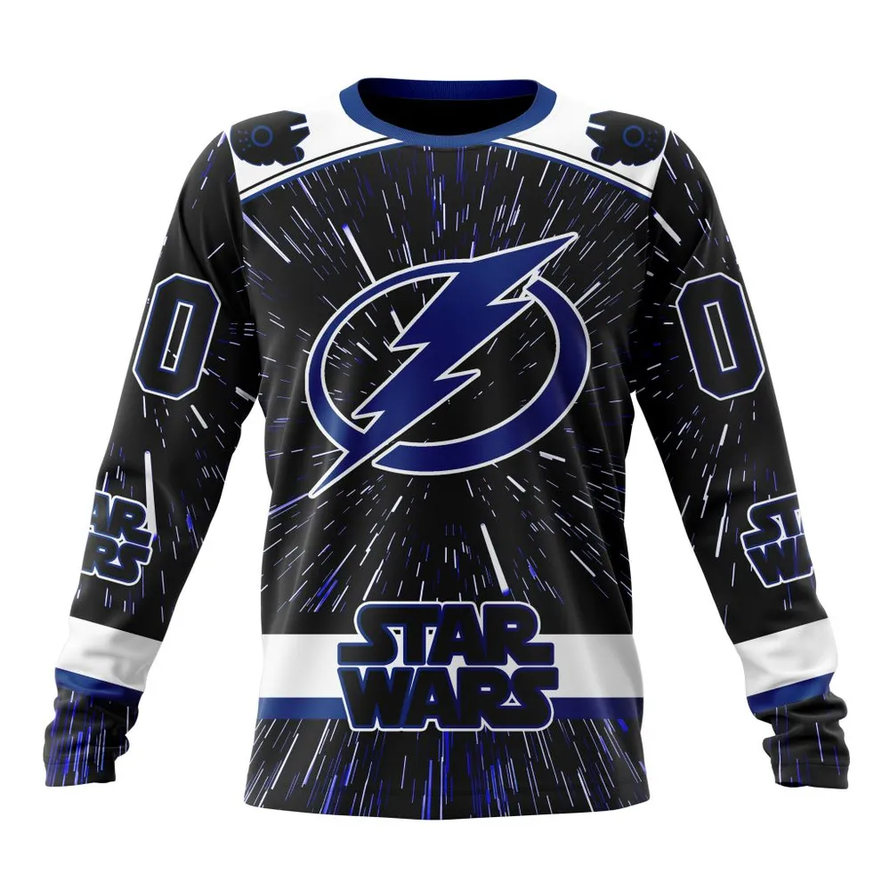 NHL Tampa Bay Lightning Special Star Wars Design St2303 Long Sleeved Sweatshirt 