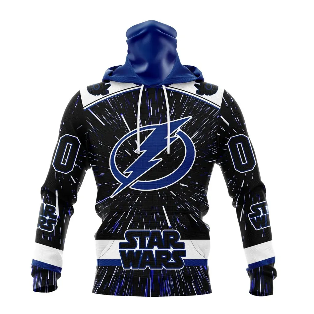 NHL Tampa Bay Lightning Special Star Wars Design St2303 Mask Hoodie