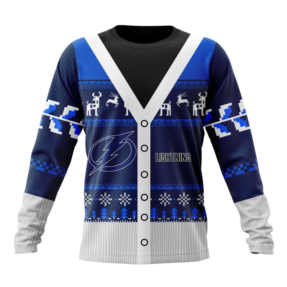 NHL Tampa Bay Lightning | Specialized Chrismas Season Long Sleeved Sweatshirt 