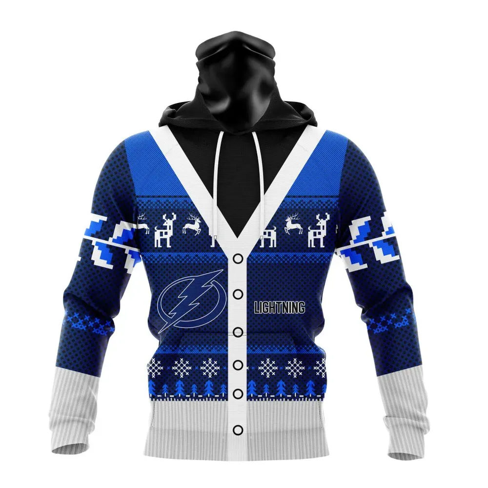 NHL Tampa Bay Lightning | Specialized Chrismas Season Mask Hoodie