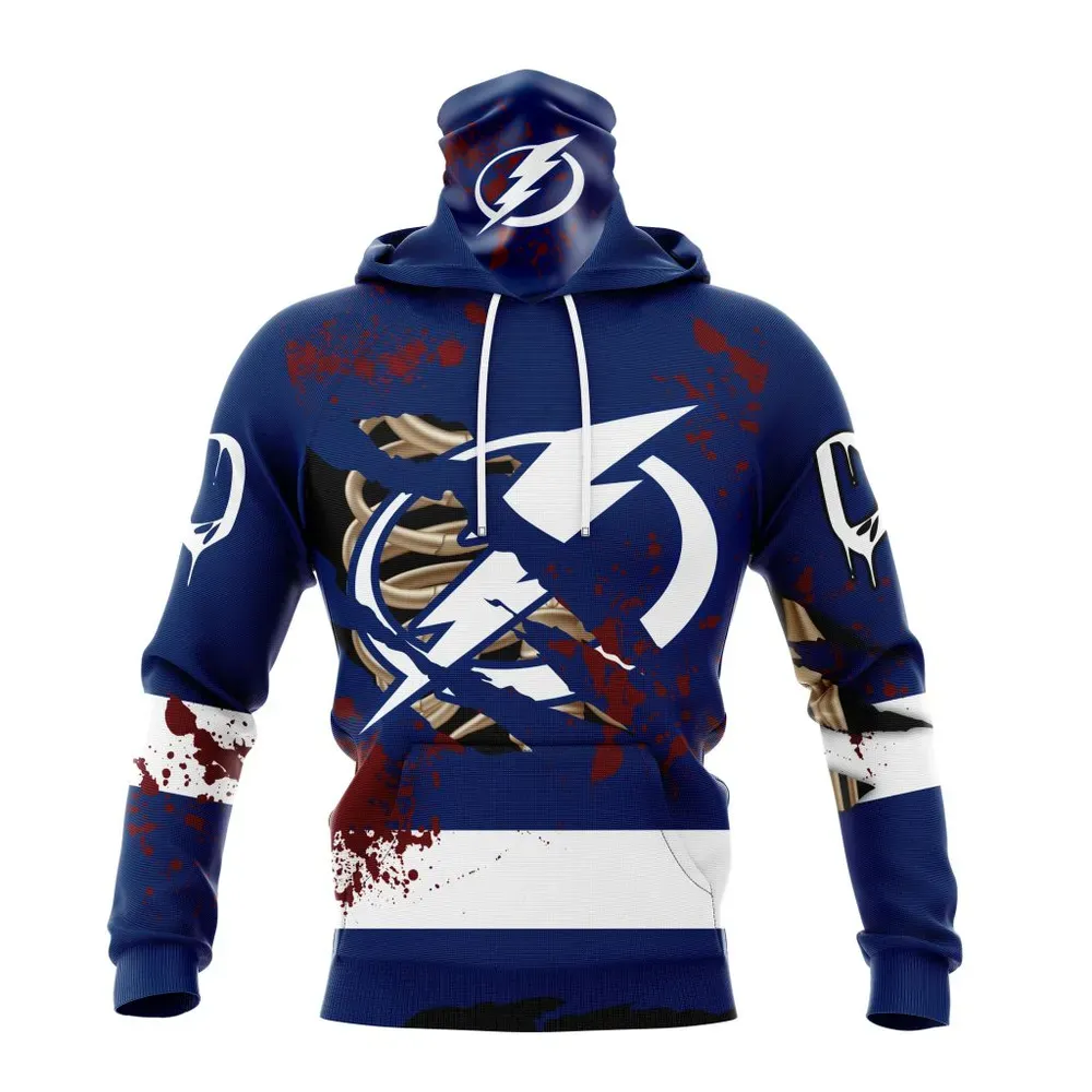 NHL Tampa Bay Lightning | Specialized Design Jersey With Your Ribs For Halloween Mask Hoodie