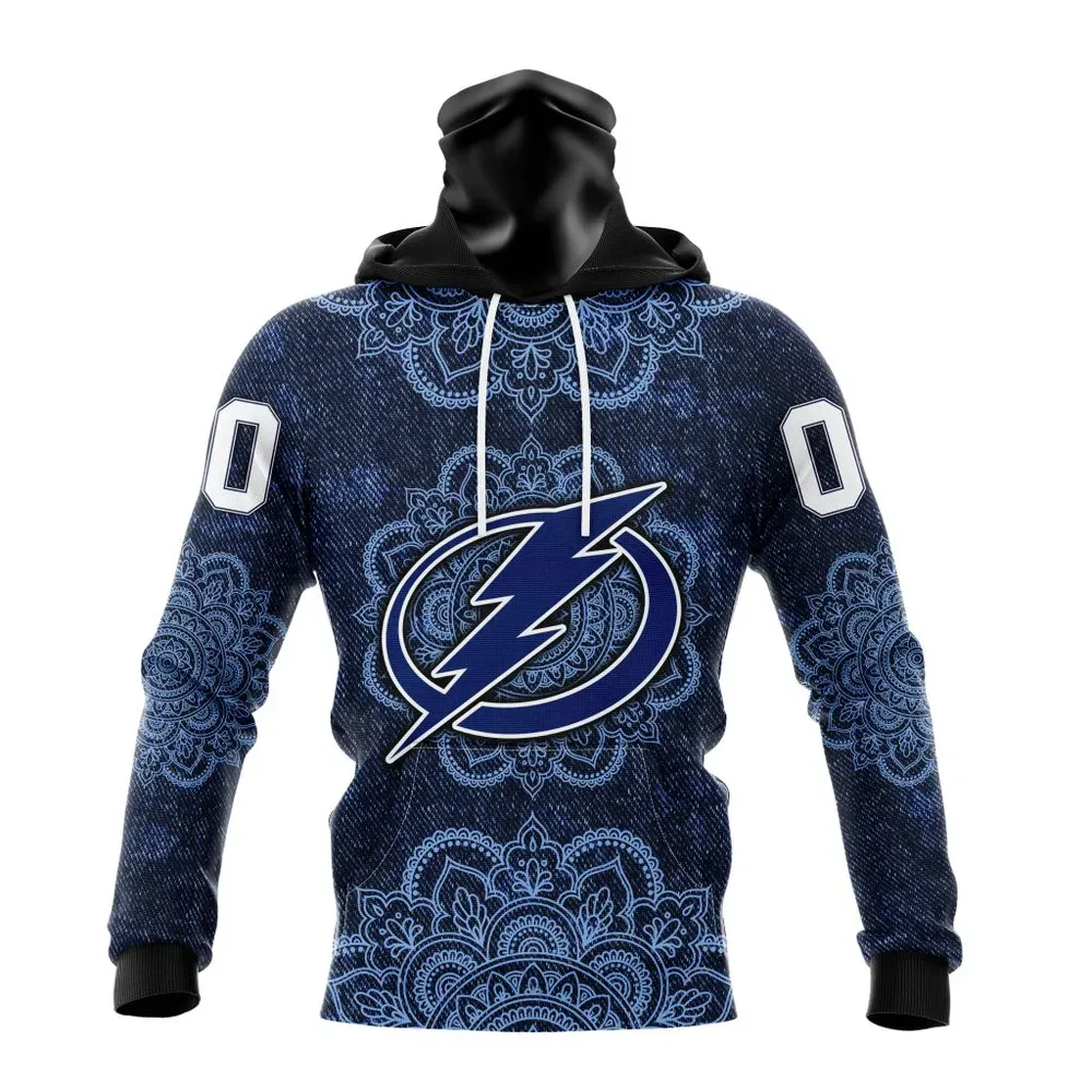 NHL Tampa Bay Lightning | Specialized Mandala Style St2201 Mask Hoodie