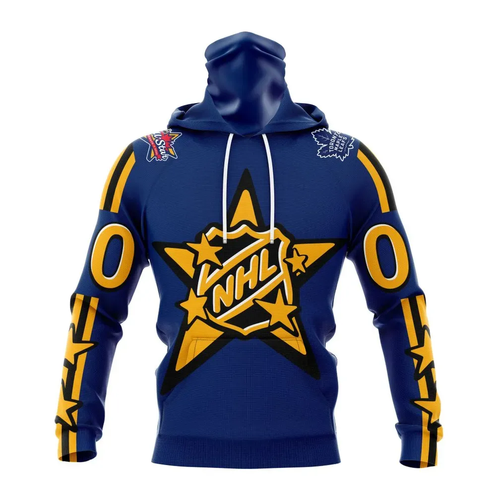 NHL Toronto Maple Leafs Personalized 2024 NHL All-Star Game Mask Hoodie