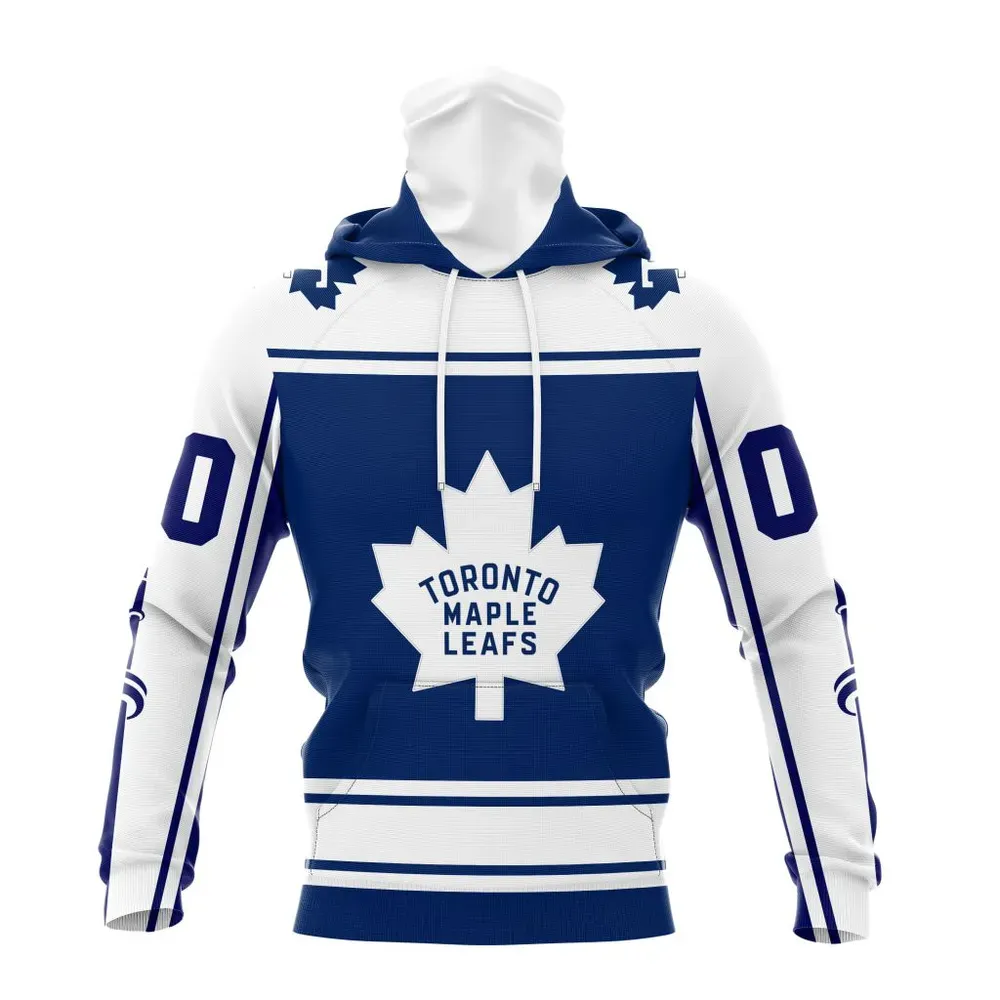 NHL Toronto Maple Leafs Personalized Alternate Concepts Kits St2401 Mask Hoodie