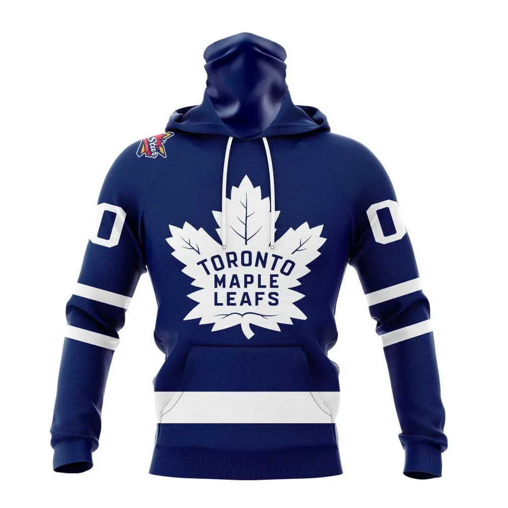 NHL Toronto Maple Leafs Personalized Home Kits Mask Hoodie