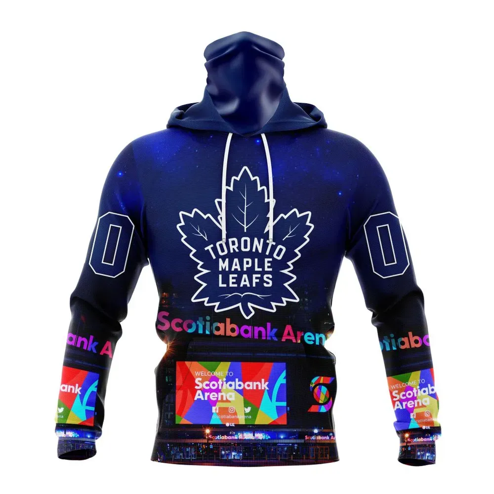 NHL Toronto Maple Leafs Special Design With Scotiabank Arena St2401 Mask Hoodie