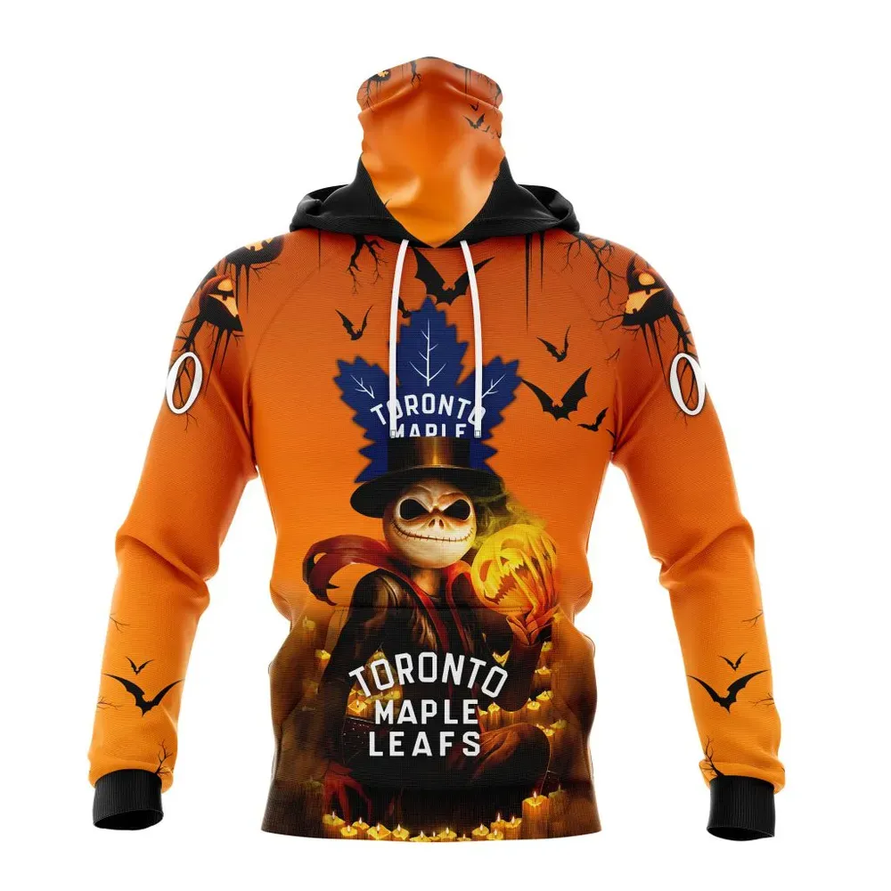 NHL Toronto Maple Leafs Special Halloween Concepts St2201 Mask Hoodie