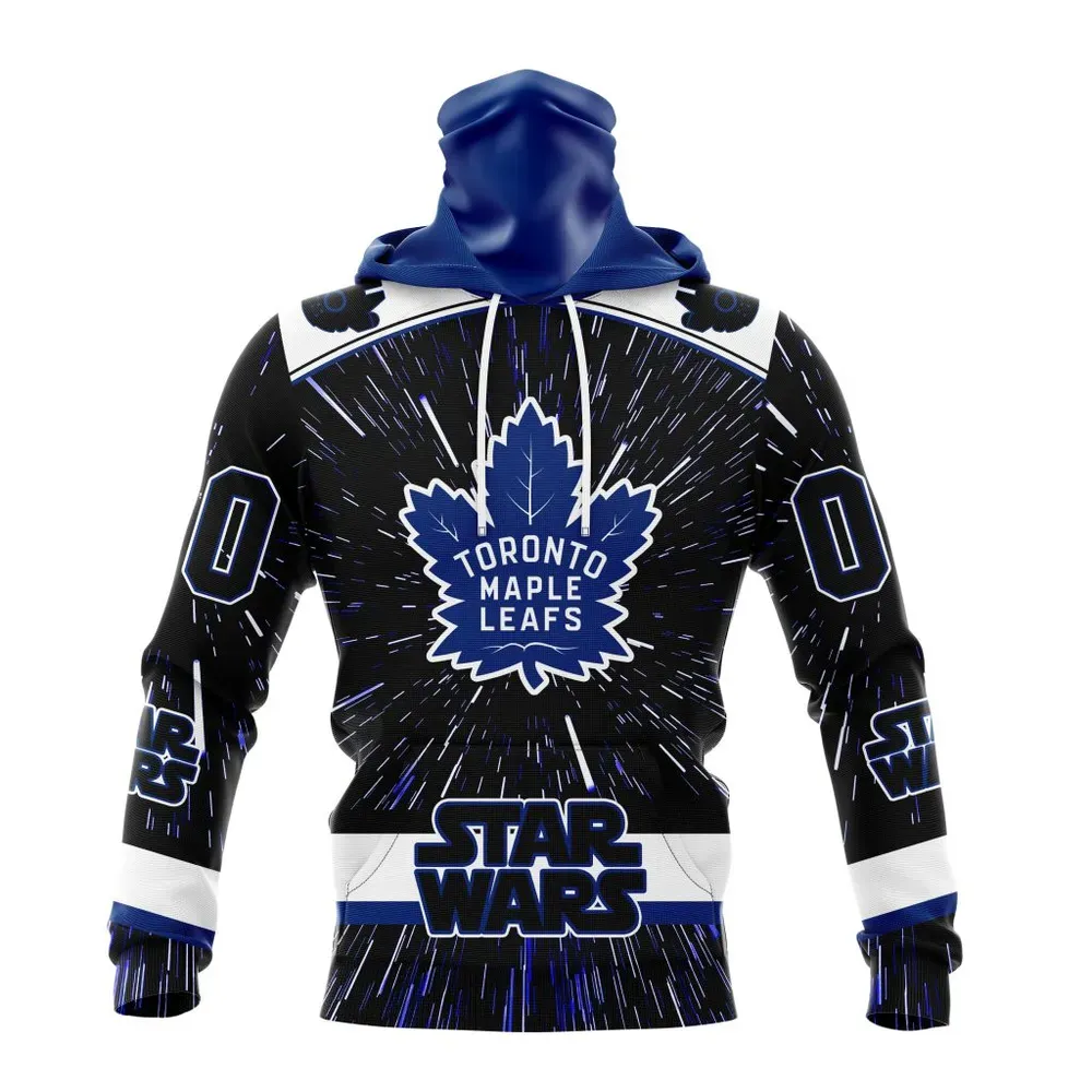 NHL Toronto Maple Leafs Special Star Wars Design St2303 Mask Hoodie