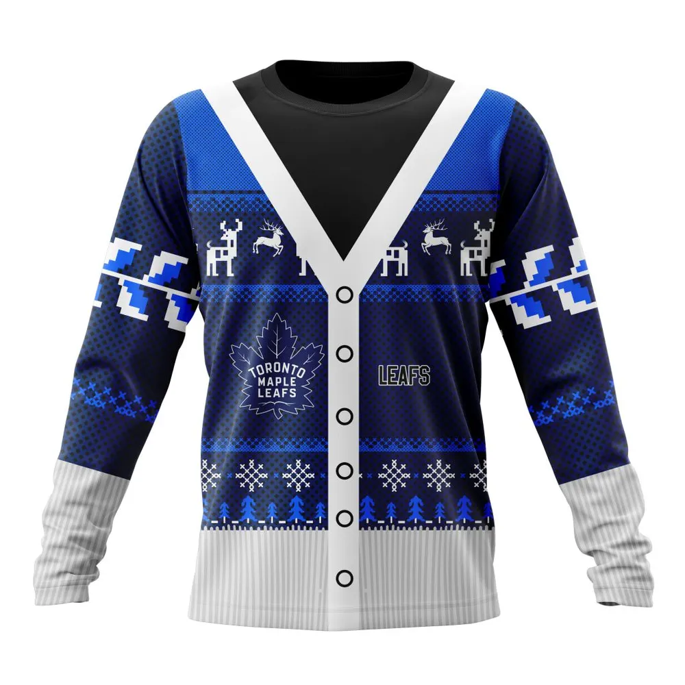 NHL Toronto Maple Leafs | Specialized Chrismas Season Long Sleeved Sweatshirt 