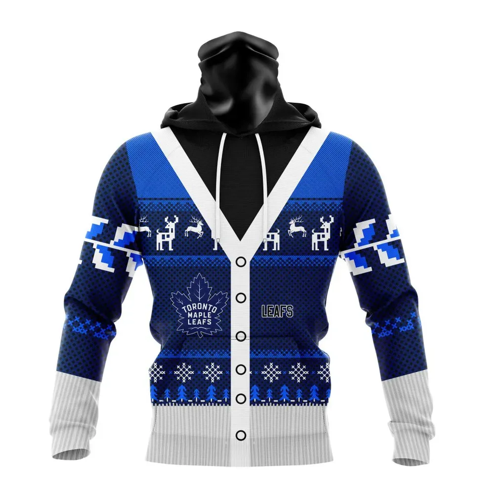 NHL Toronto Maple Leafs | Specialized Chrismas Season Mask Hoodie