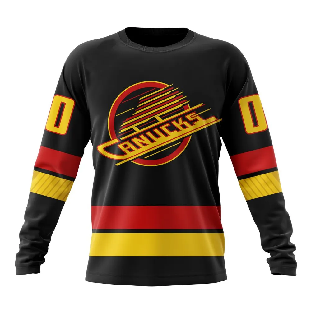 NHL Vancouver Canucks Alternate Kits Long Sleeved Sweatshirt 