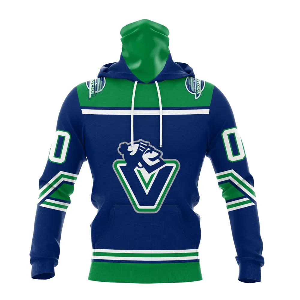 NHL Vancouver Canucks Personalized Alternate Concepts Kits St2401 Mask Hoodie