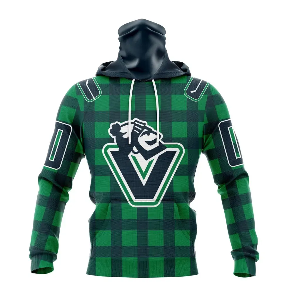 NHL Vancouver Canucks Special City Connect Design St2402 Mask Hoodie