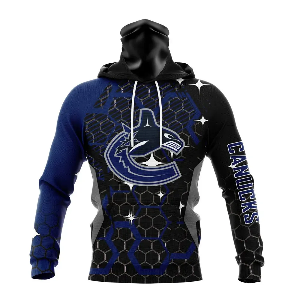 NHL Vancouver Canucks | Specialized Design With Motocross Syle V0222 Mask Hoodie