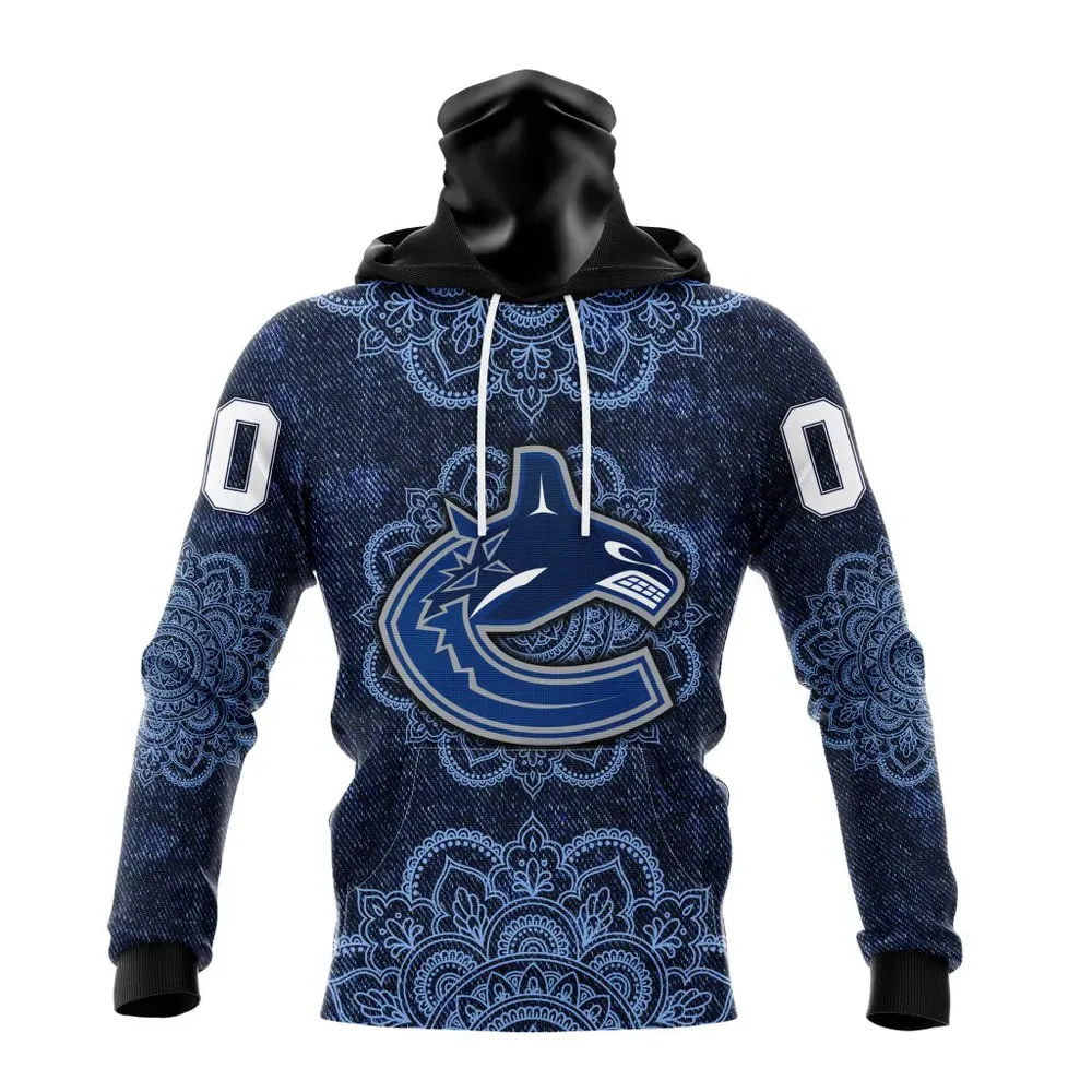 NHL Vancouver Canucks | Specialized Mandala Style St2201 Mask Hoodie