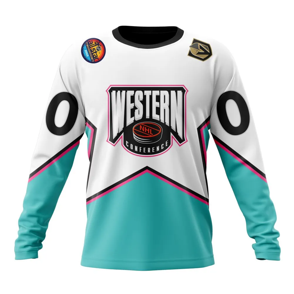 NHL Vegas Golden Knights All-Star Western Conference 2023 Long Sleeved Sweatshirt 