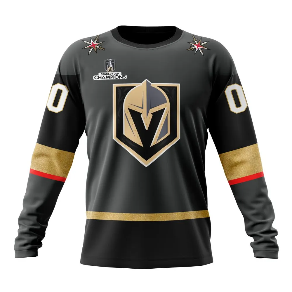 NHL Vegas Golden Knights Personalized Away Kits Long Sleeved Sweatshirt 