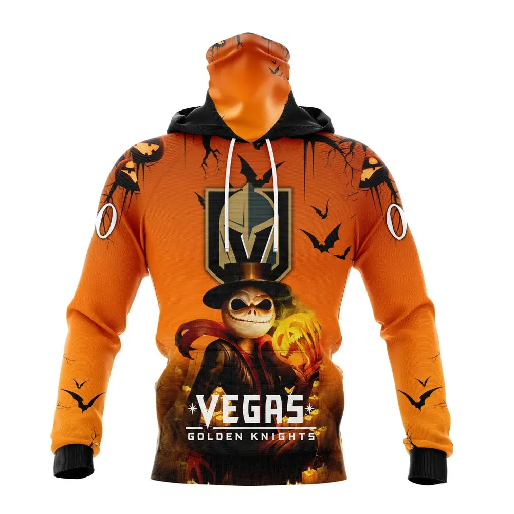 NHL Vegas Golden Knights Special Halloween Concepts St2201 Mask Hoodie