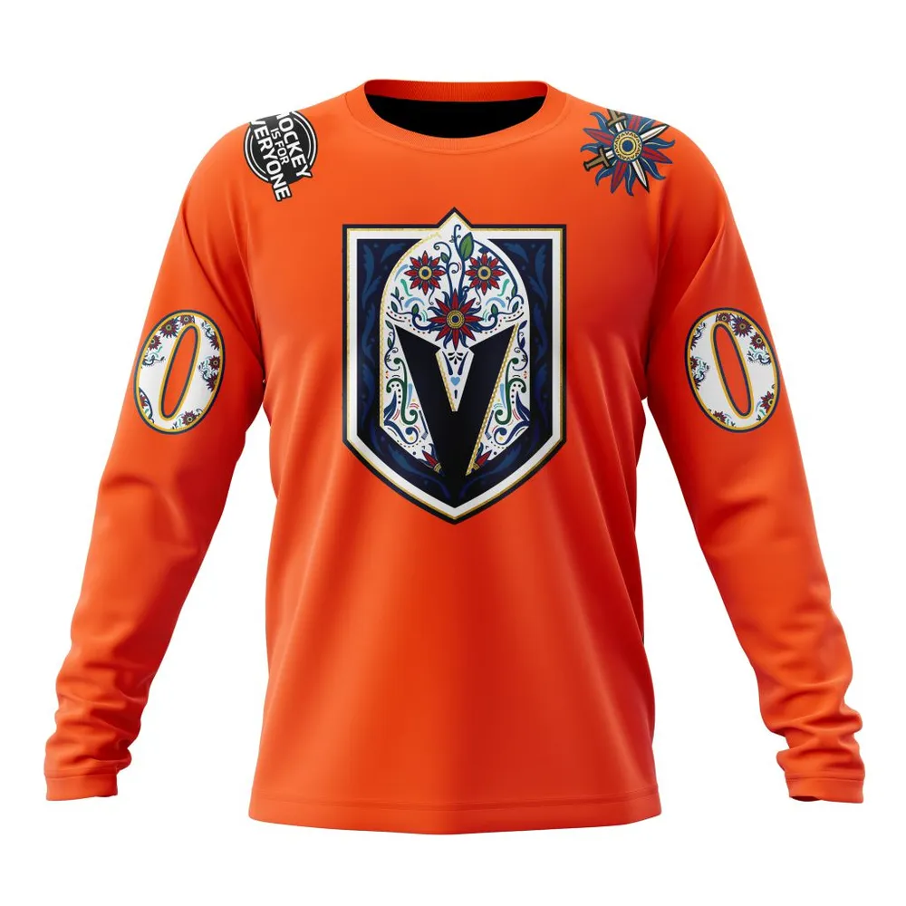 NHL Vegas Golden Knights Special Hispanic Heritage Long Sleeved Sweatshirt 