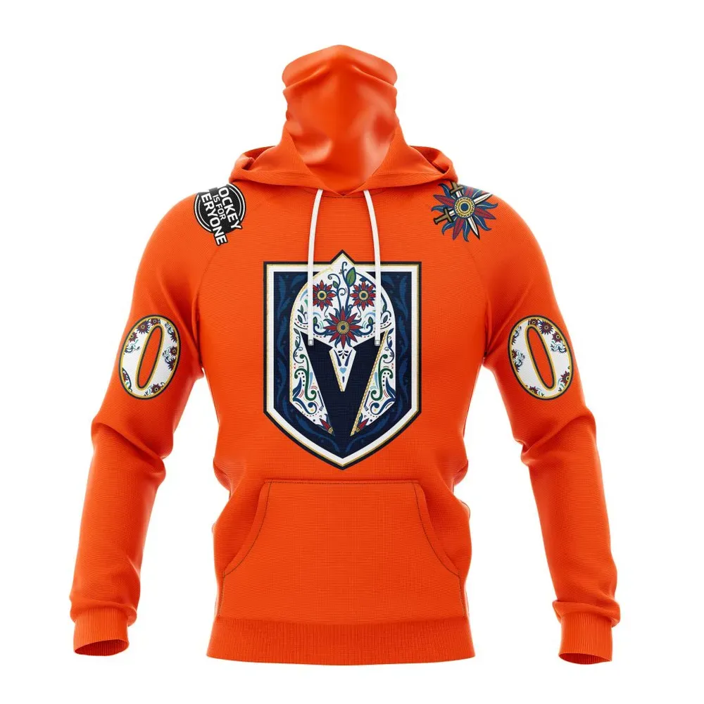 NHL Vegas Golden Knights Special Hispanic Heritage Mask Hoodie