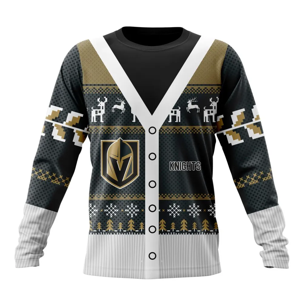 NHL Vegas Golden Knights | Specialized Chrismas Season Long Sleeved Sweatshirt 