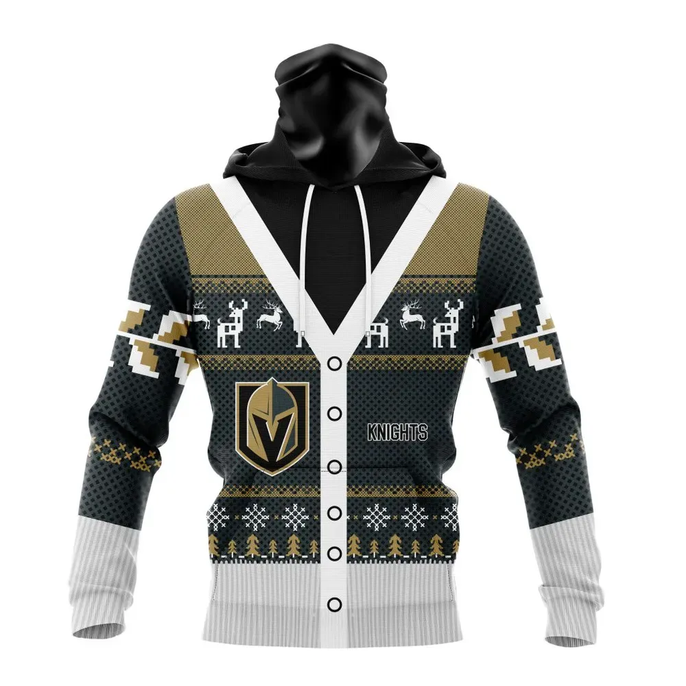 NHL Vegas Golden Knights | Specialized Chrismas Season Mask Hoodie