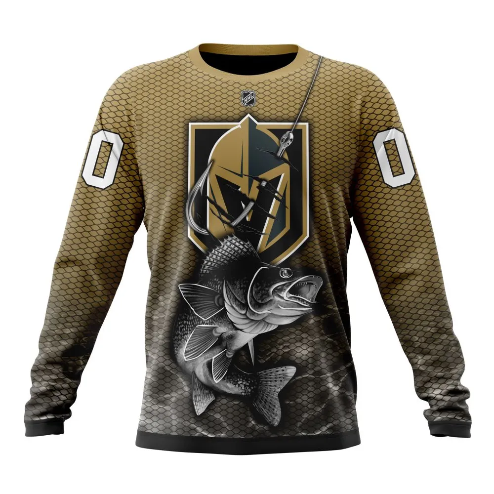 NHL Vegas Golden Knights | Specialized Fishing Style St2201 Long Sleeved Sweatshirt 