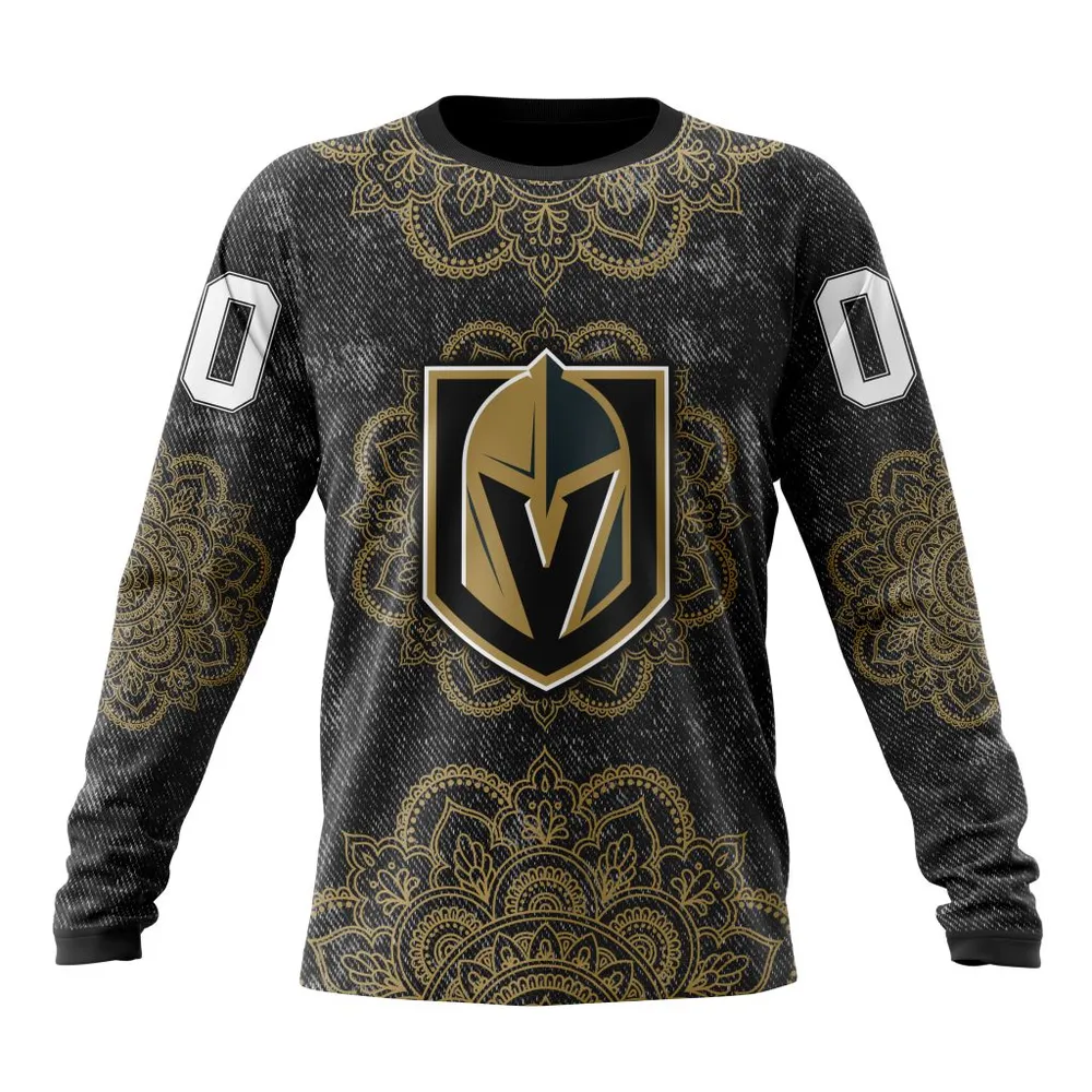 NHL Vegas Golden Knights | Specialized Mandala Style St2201 Long Sleeved Sweatshirt 