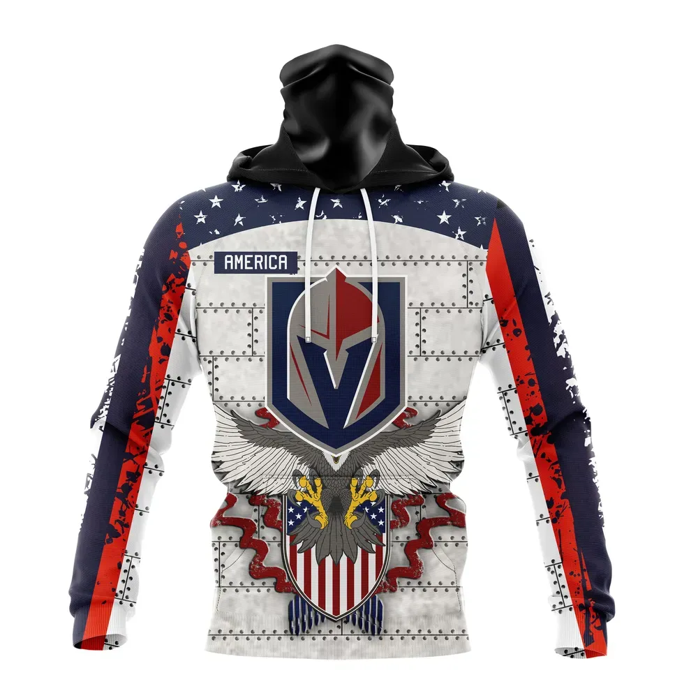 NHL Vegas Golden Knights | Specialized Unisex In Us Concepts V0222 Mask Hoodie