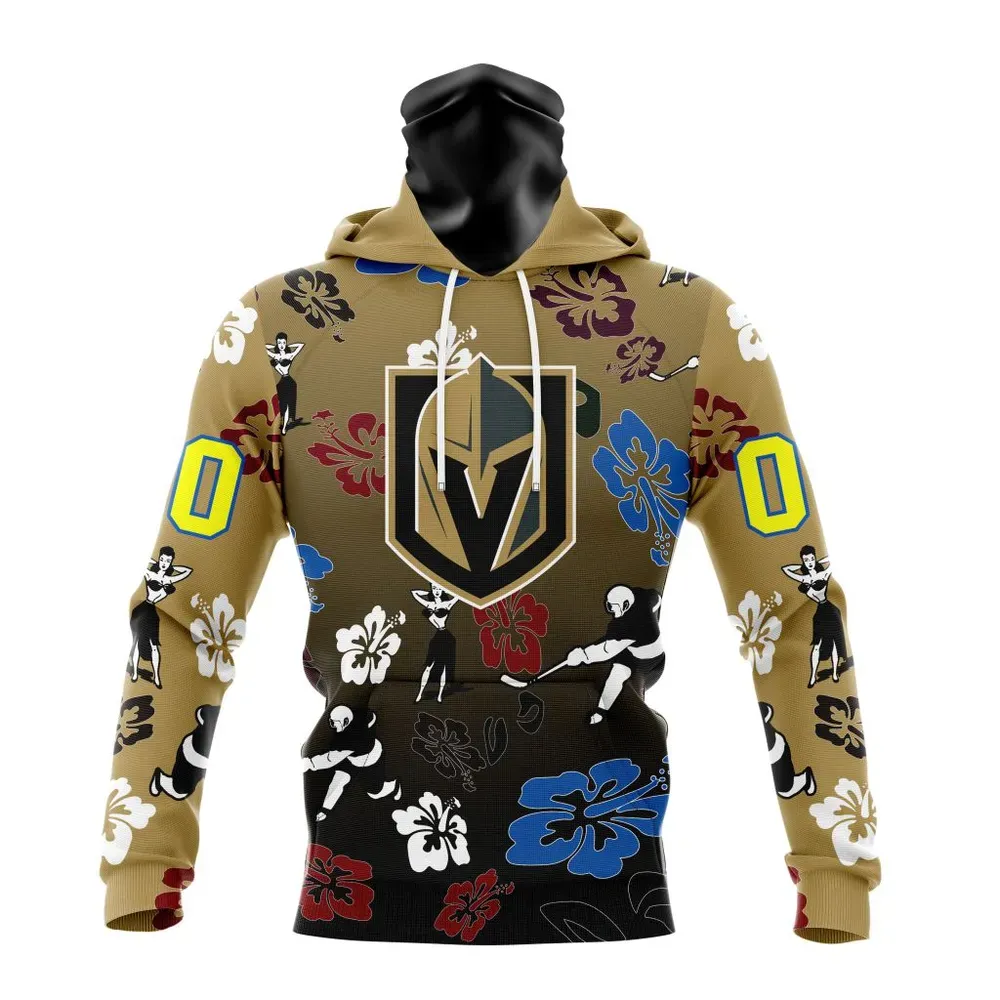 NHL Vegas Golden Knights X Hawaii Specialized Design For Hawaiia V0122 Mask Hoodie