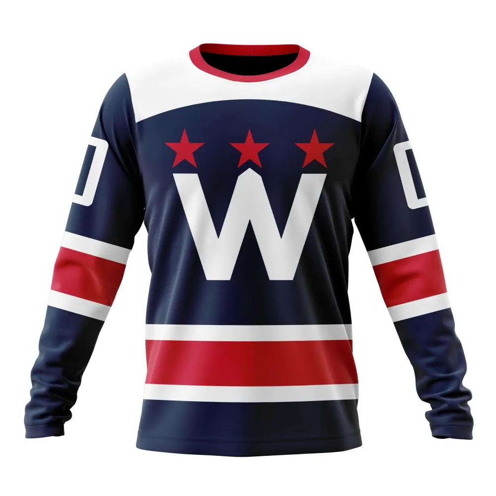 NHL Washington Capitals Alternate Kits Long Sleeved Sweatshirt 