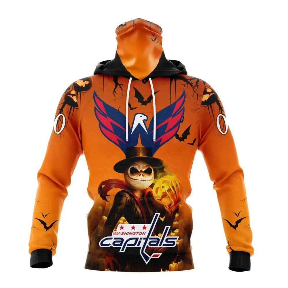 NHL Washington Capitals Special Halloween Concepts St2201 Mask Hoodie