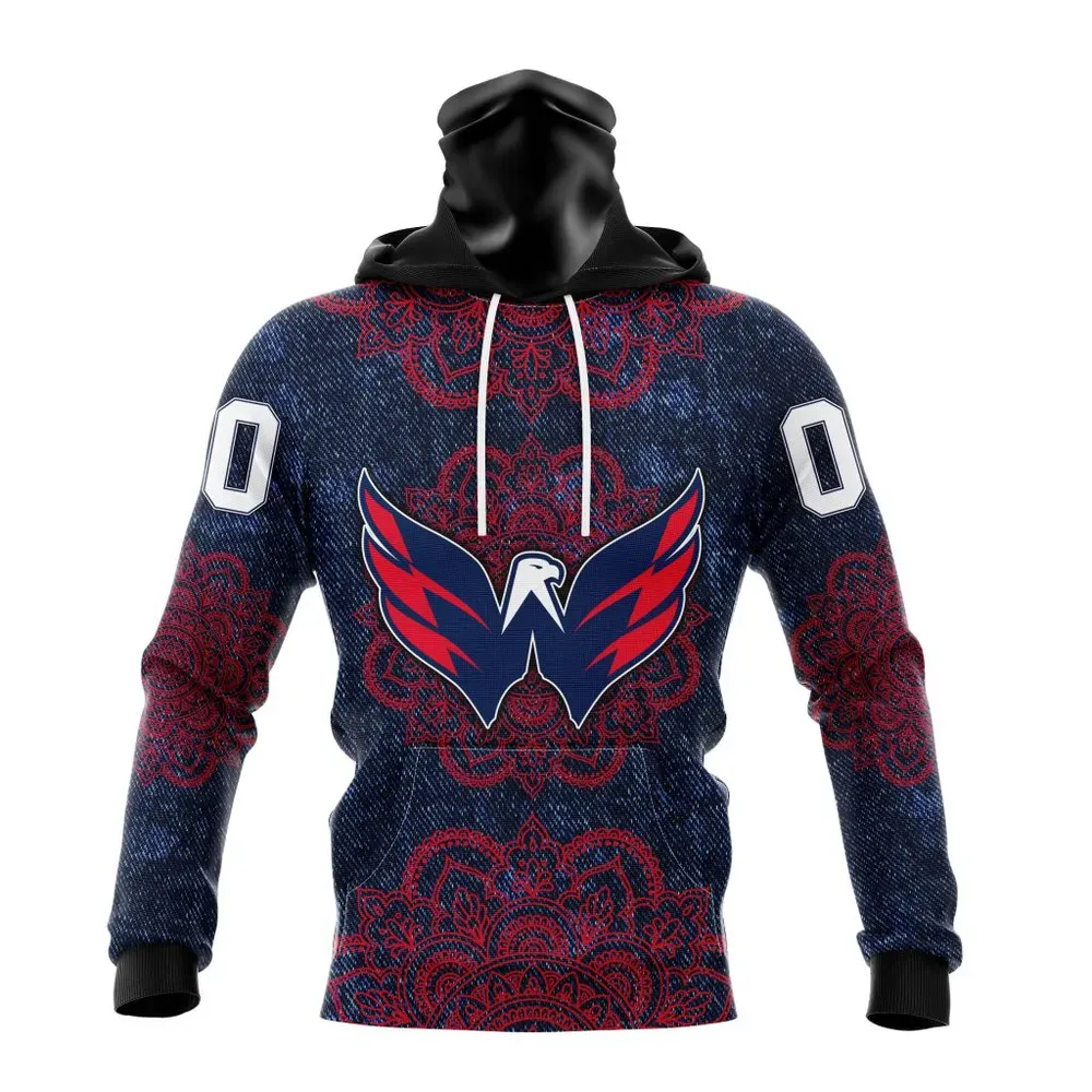 NHL Washington Capitals | Specialized Mandala Style St2201 Mask Hoodie