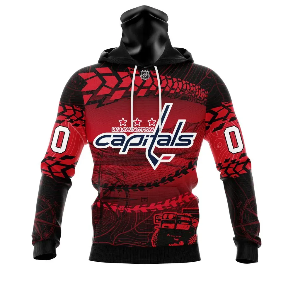 NHL Washington Capitals | Specialized Off Road Style St2201 Mask Hoodie