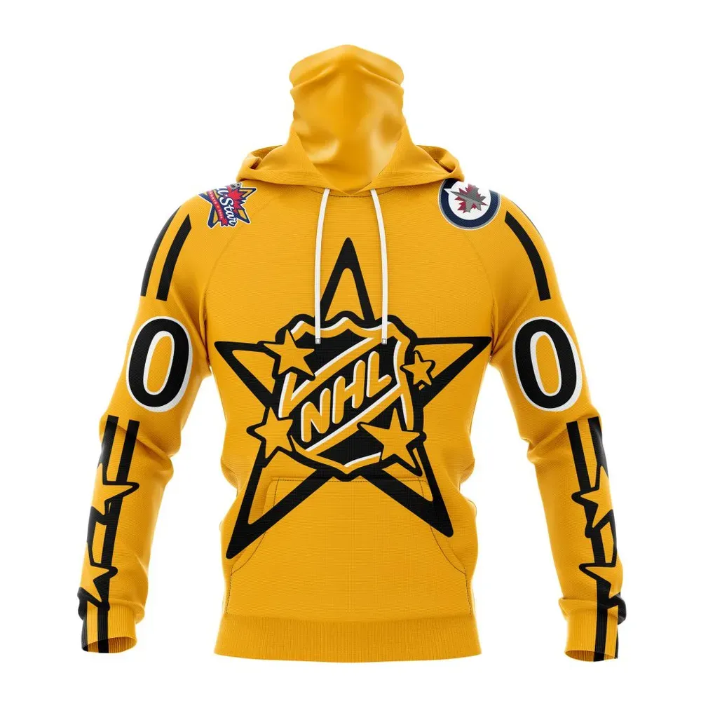 NHL Winnipeg Jets Personalized 2024 NHL All-Star Game Mask Hoodie