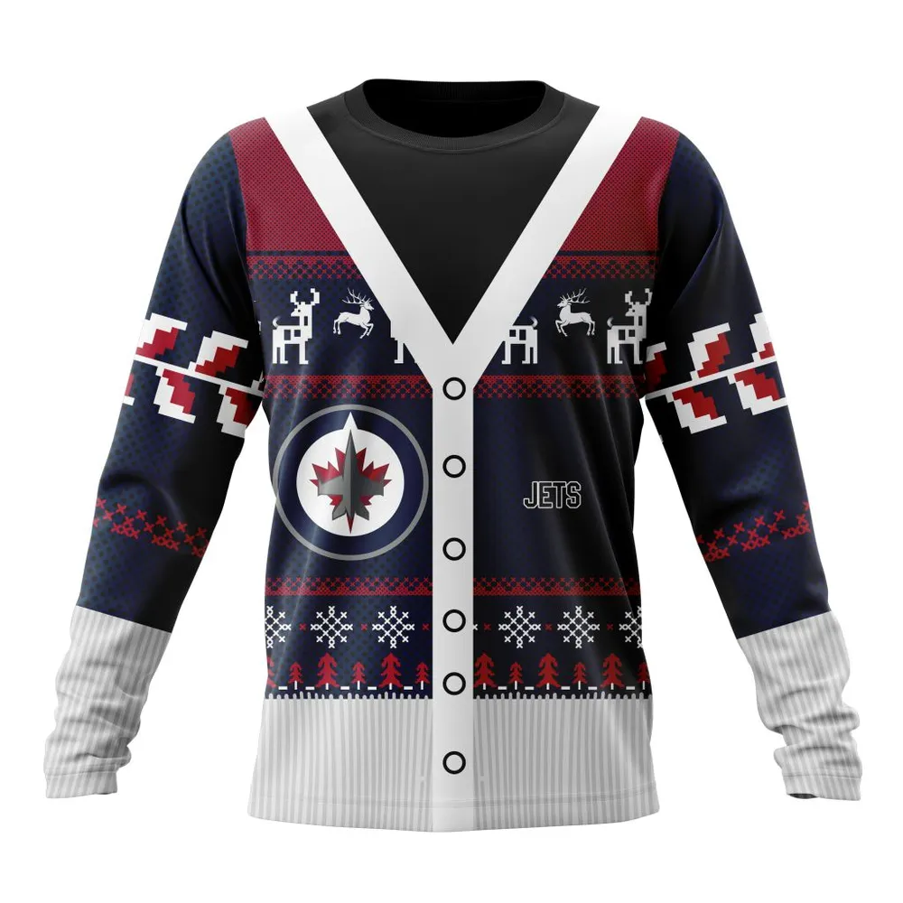 NHL Winnipeg Jets | Specialized Chrismas Season Long Sleeved Sweatshirt 