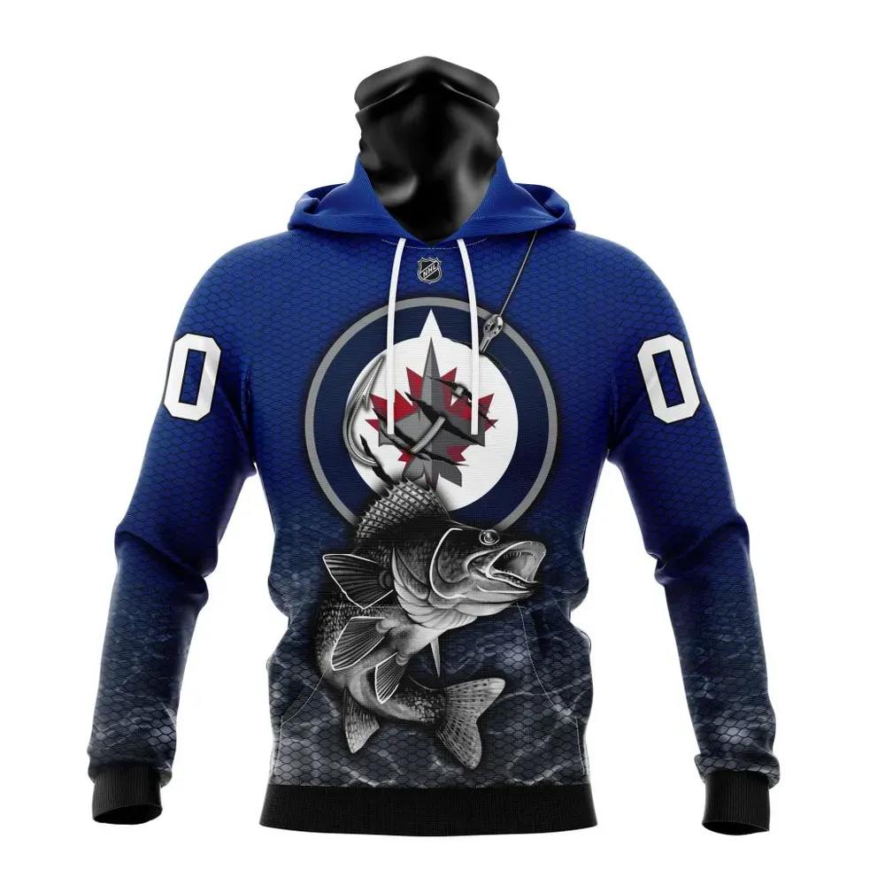 NHL Winnipeg Jets | Specialized Fishing Style St2201 Mask Hoodie