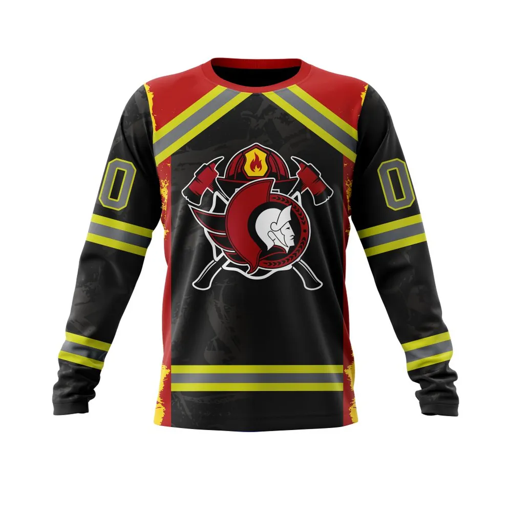 Ottawa Senators | Honnor Firefighter V0322 Long Sleeved Sweatshirt 