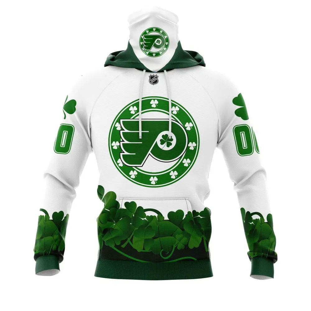 Philadelphia Flyers | Happy St.Patrick Days Jersey V0522 Mask Hoodie